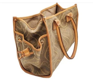 Vintage Dooney and Bourke Heart Tote Bag Beige D&B Shoulder - Picture 1 of 3