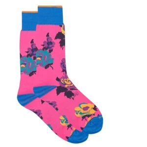 CALCETÍN DUCHAMP LONDON HOMBRE ESTAMPADO FLORAL ROSA - Imagen 1 de 1