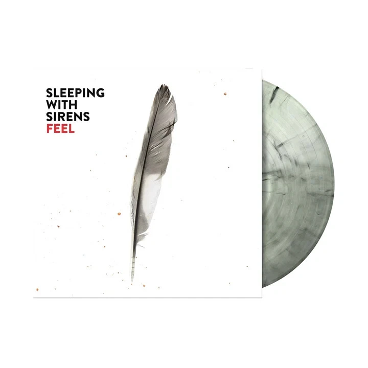/500 Sleeping With Sirens - Feel - Coke Bottle Green w/Black Smoke Vinyl *SEALED - Image 1 of 1