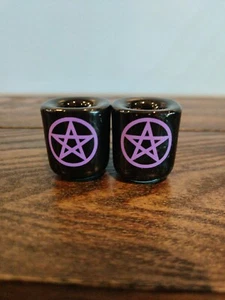 Star Of David Candle Holders 2 Count - Picture 1 of 3