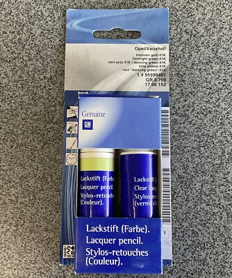 Lackstift original Opel Limonen Gelb 41K  /  95599401 - Bild 1 von 3