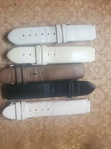 4er Set Phillip Stein Teslar 18mm Leder Uhrenarmbänder mit Etui - Bild 1 von 10
