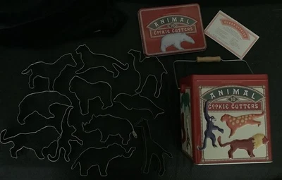 Zoo Animal Cookie Cutters (10 Animals 4” steel) by Williams Sonoma - Image 1 of 3