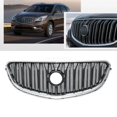 For Buick Enclave 2013-2016 2017 Chrome Black Front Upper Grill Grille - Image 1 of 4