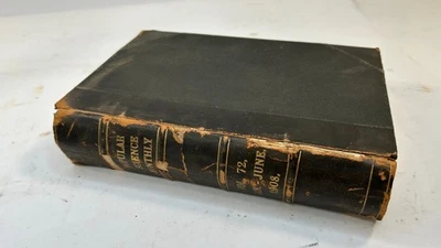 Bound Magazine: Popular Science Monthly: January to June 1908 - Image 1 of 4