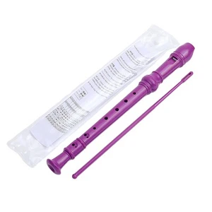 -8 Holes Soprano Recorder with Cleaning Rod, German C Key Recorder for1640 - Picture 1 of 10