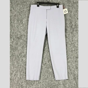 Anne Klein Dress Pants Womens 12 Blue Slim Fit Work Office Career Trousers - Picture 1 of 14