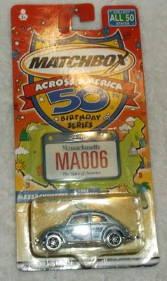 Matchbox 2001 Across America 50th Birthday Series Massachusetts 1962 VW Beetle - Image 1 of 2