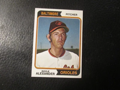 1974   TOPPS #282  DOYLE ALEXANDER  ORIOLES  NM - Image 1 of 2