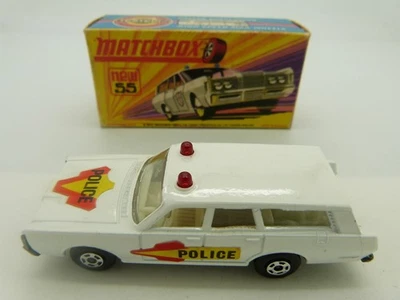 Matchbox Lesney Superfast 55 Mercury Police Car in original box - Image 1 of 4