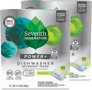 Seventh Generation Power Plus Dishwasher Detergent 21.1 Ounce (Pack of 2) - Picture 1 of 6