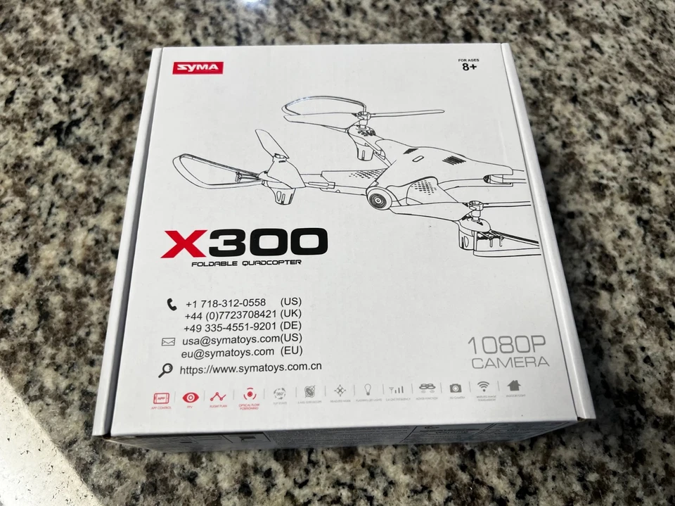 Drone Syma X300 con cámara 1080P FPV negro nuevo en caja nunca usado Foto 1 de 4