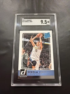 2015-16 Donruss Nikola Jokic #215 Rated Rookie SGC 9.5 MT+ - Picture 1 of 2