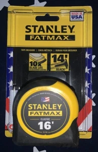 1 X Stanley FatMax 16 ft. L X 1.25 in. W Tape Measure X 1   33-716 - Picture 1 of 5