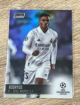 2020-21 Topps Stadium Club Chrome UCL Refractor Rodrygo #73 - Image 1 of 2