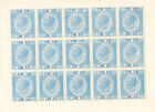 Italy Stamps Revenue 1800’s Block of 15 of which 13 are NH