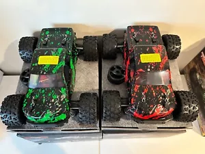 Bundle of 2 Cars, HAIBOXING 1:18 Scale RC Car 18859, 4WD GREEN and RED ( NEW) - Picture 1 of 13