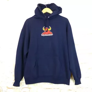 De Colección Años 90 Toy Machine Monopatín Sudadera con Capucha Hombres XL Azul Monster Devil Gráfico Tum Yeto - Imagen 1 de 8