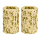 164ft Floral Bind Wire Wrap Twine 2 Rolls 2mm Wrapping Binding Wire Light Yellow