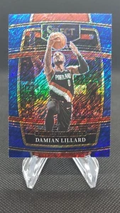 2021-22 Panini Select Concourse Damian Lillard Blue Shimmer #3 Trailblazers - Picture 1 of 2