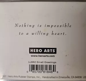 Hero Arts Nada es imposible para un corazón dispuesto - Imagen 1 de 4