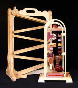 Holzbearbeitungspläne zur Herstellung von zwei Tischplatten-Mablespielen. - Bild 1 von 3