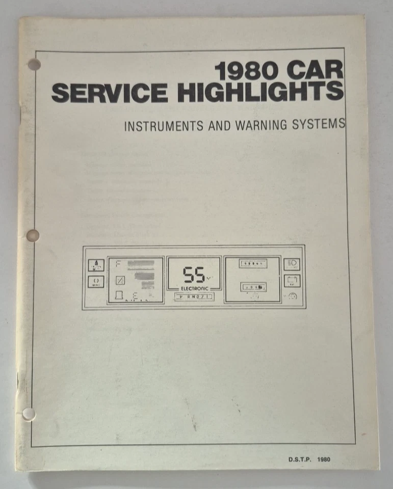 1980 Ford Service Highlights Instruments and Warning Systems - Image 1 of 4