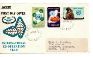 A LOVELY 1965 FDC FROM PAPUA NEW GUINEA. INTERNATIONAL CO OPERATION. ADDRESSED - Picture 1 of 1