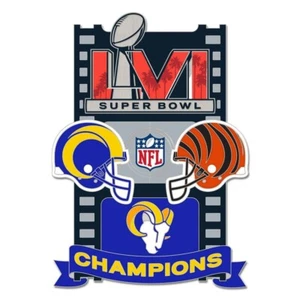 LA Rams Pins Super Bowl 56 Pins Champions Peter David Style VS NFL Football Pins - Picture 1 of 1