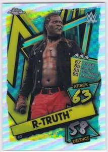 2021 WWE Topps Chrome WWE Slam Attax Refractor #80 R-TRUTH - Picture 1 of 1