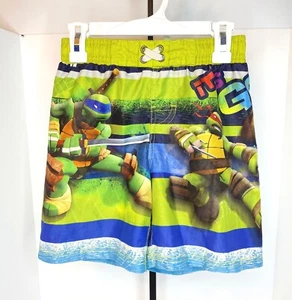 Nickelodeon Teenage Mutant Ninja Turtles Swim Trunks Shorts Boy Size 7 - Picture 1 of 7