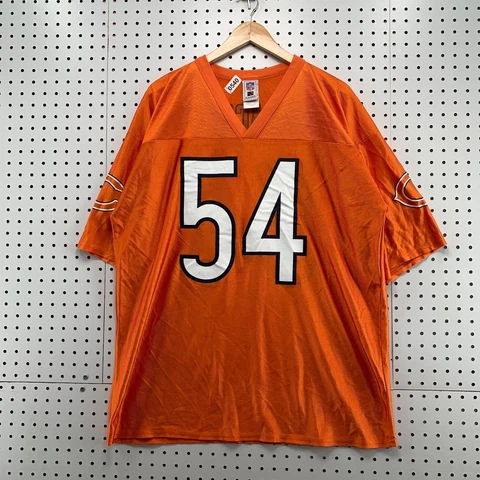 Chicago Bears Jersey Extra Large Orange Brian Urlacher #54 Reebok NFL Sz XL Cover