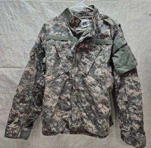 USA Army Military Camouflage Army Combat Jacket Unisex Size Med Short Camo - Picture 1 of 7