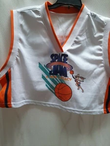  Vintage Space Jam Crop Top Women's Size (L) - Picture 1 of 14