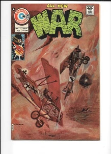 Guerre #1 Charlton Comics 1975 en **BEL VF 8.0 état !!** Couverture peinte Boyette - Photo 1/2