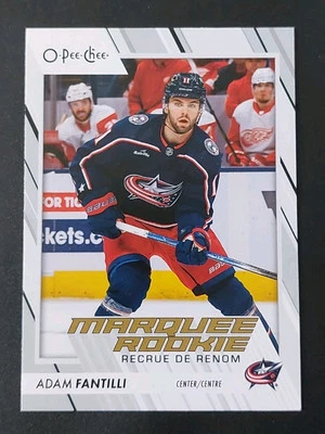 2023-24 O-Pee-Chee Adam Fantilli Marquee Rookie Card #583. Columbus Blue Jackets - Image 1 of 2