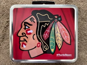 Chicago Blackhawks / North Shore University Gesundheitssystem Metall Brotdose NEU - Bild 1 von 8