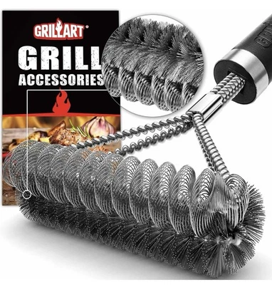 Grillart 18” Wire & Helix Grill Brush