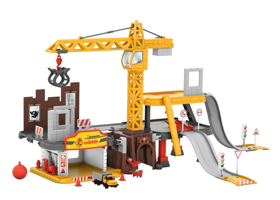 Marklin 72222 HO My World Construction Site Station Building Kit - Image 1 of 1