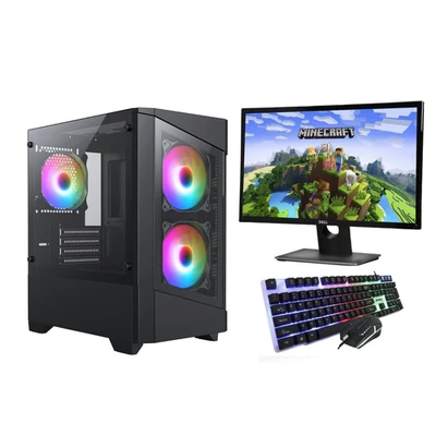 Gaming PC Bundle Computer 19 in Monitor Core i5-4th Gen 16GB RAM 512GB SSD GT730 - Image 1 of 4