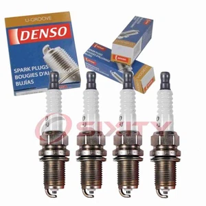 4 pc Denso Standard U-Groove Spark Plugs for 1999-2005 Volkswagen Beetle yi - Picture 1 of 5