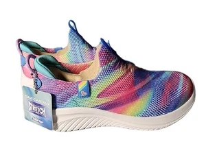 Skechers Kinder Größe 2 Ultra Flex Color Me Sleek Sneaker Stretch Fit Air Cool Neu im Karton  - Bild 1 von 15