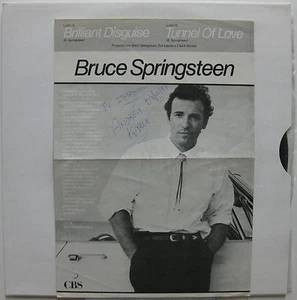 BRUCE SPRINGSTEEN Brilliant Disguise 1987 BRAZIL Promo Only 12" Tunnel Of Love - Picture 1 of 2