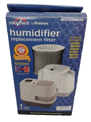 Holmes Color Check Humidifer Replacement Filter HF221 / HWF75 HF221PDQ-U NEW - Image 1 of 3
