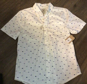 True Craft Boys Short Sleeve Button Down Shirt Zize L  - Picture 1 of 4