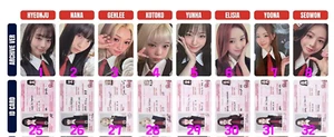 UNIS - Album SWICY cartolina fotografica ufficiale KPOP Hyunjoo Nana GEHLEE Kotoko Yoonha - Foto 1 di 44