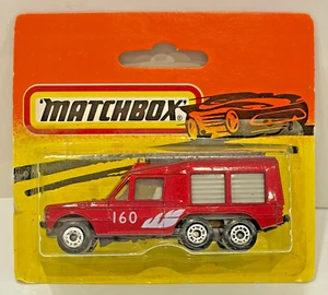 Matchbox Bulgarian Land Rover Carmichael Commando Mettalic Red Exclusive Ladder - Picture 1 of 5