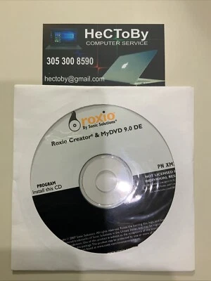 Roxio Creator & MyDVD 9.0 DE for Windows (CD-ROM, 2007) 0MN690 Sealed XM389 - Image 1 of 3