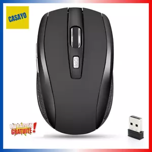 Souris Optique Sans Fil Silencieuse 2.4GHz Avec récepteur USB - Bild 1 von 9