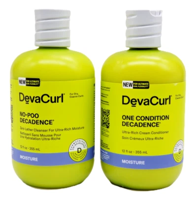 DevaCurl No-Poo Decadence Zero Lather Cleanser and One Conditioner 12 Oz Set - Image 1 of 4